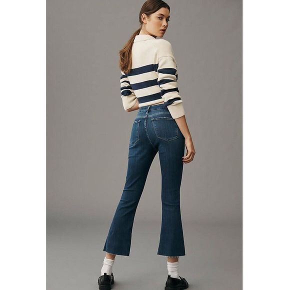 Anthropologie Frame Le Crop Mini Boot Jeans $248 - Picture 3 of 8